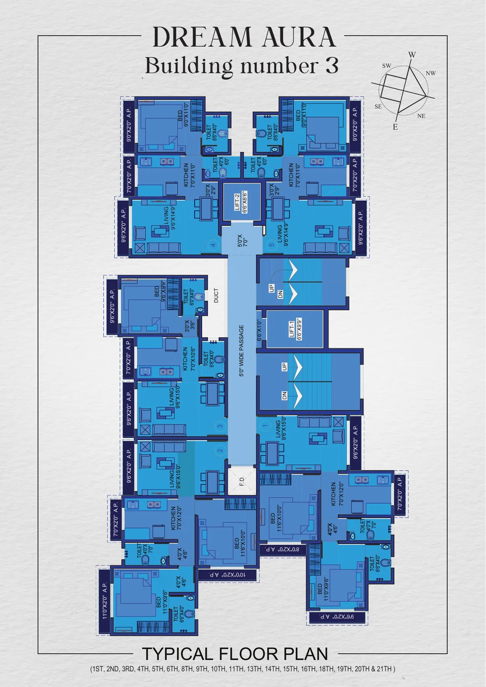 Dream Aura Typical Floor Plan